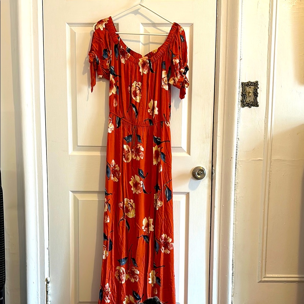 Band of Gypsies Floral Maxi Dress